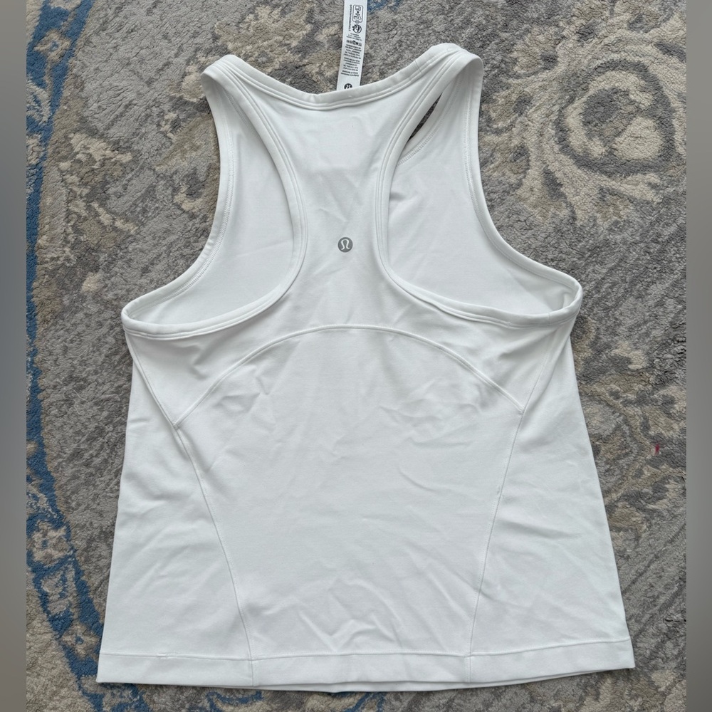 Lululemon Align Waist-Length Racerback Tank Top White (NWOT) - Picture 6 of 10